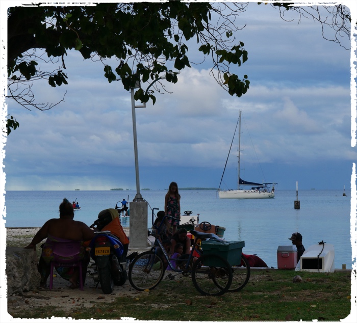 It is a special feeling to be alone and accepted by the locals in the remote atoll