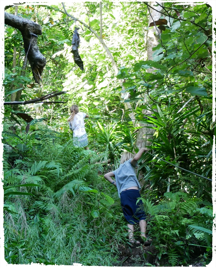 Climbing to the other side of the island